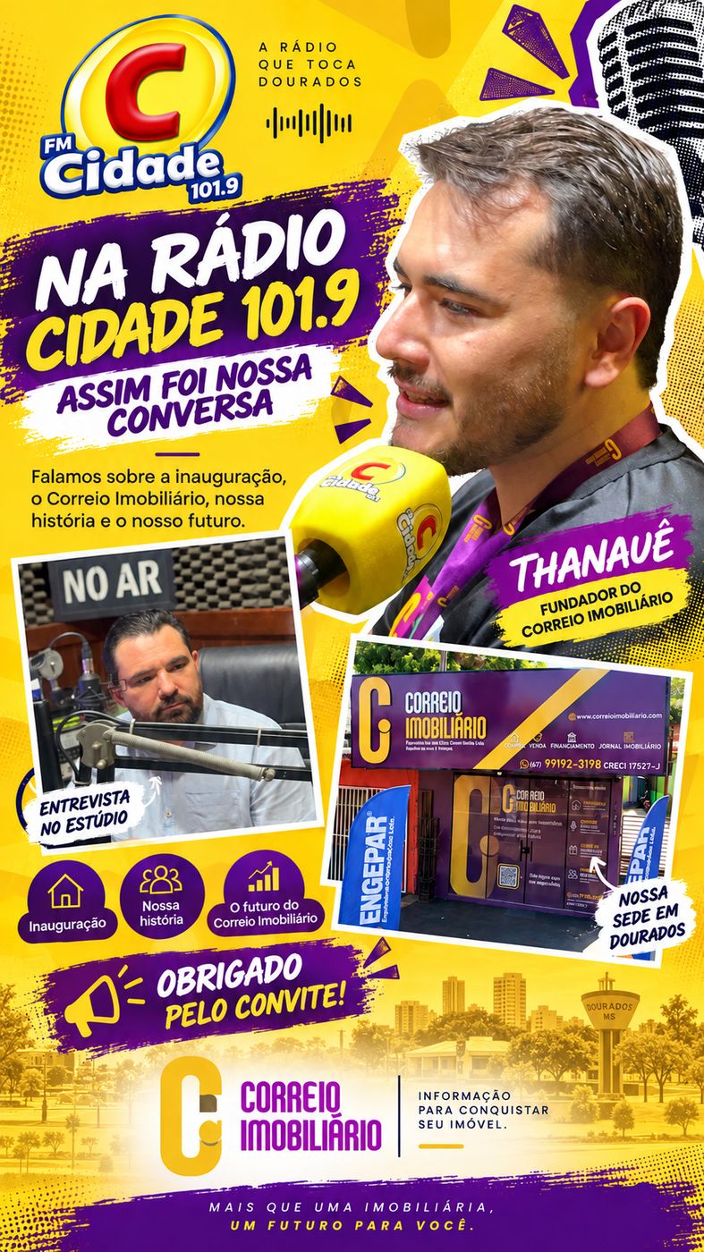 Arte da entrevista na Rádio Cidade 101.9